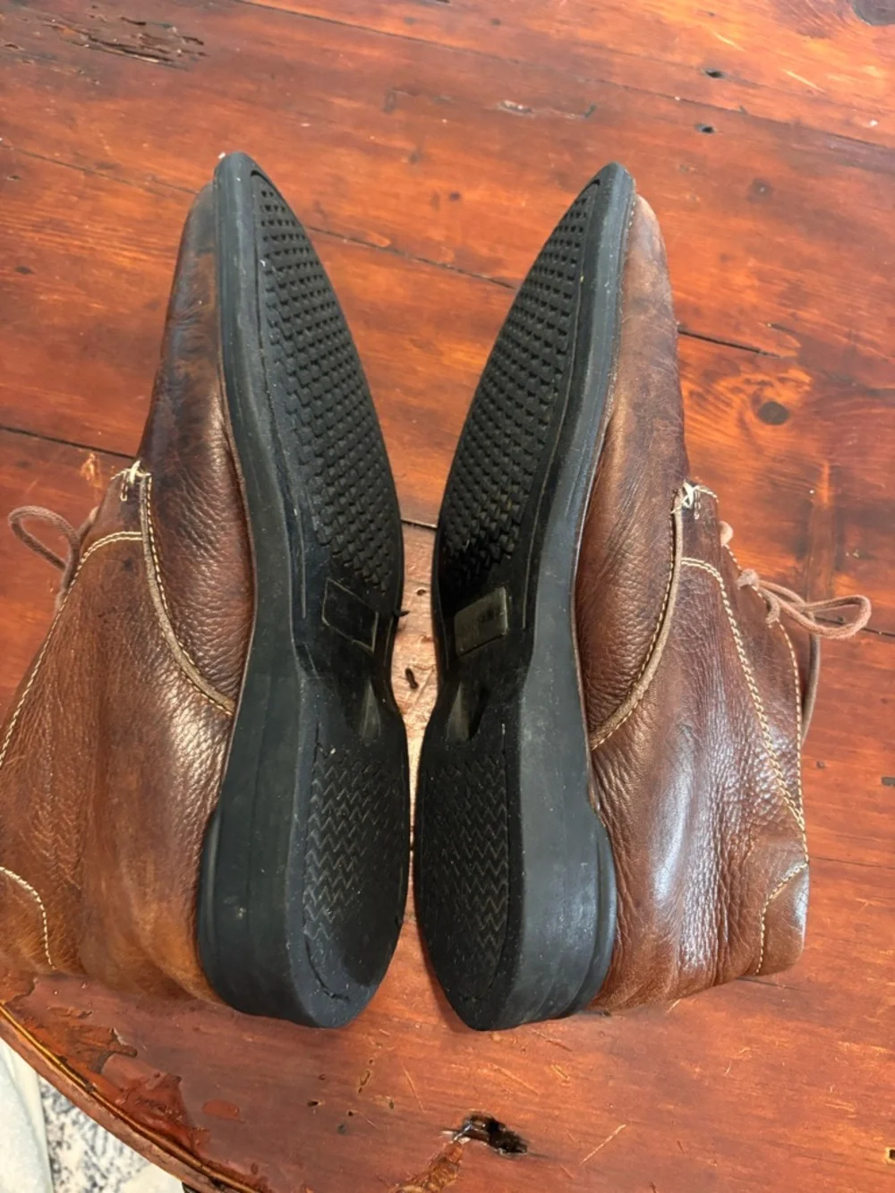 Men's Brown Leather Chukka Boots Johnston Murphy 8.5